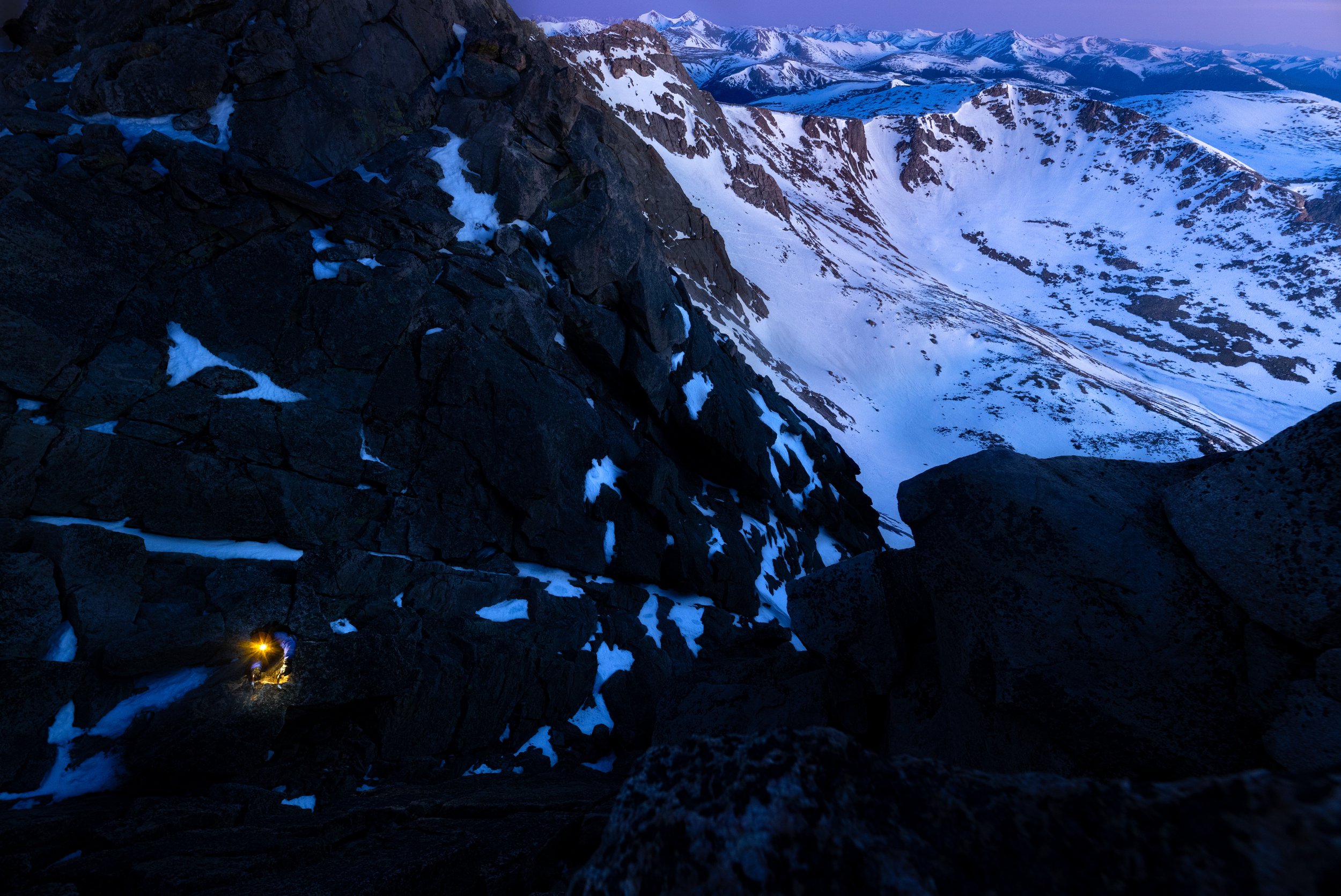 Ice climbing photography