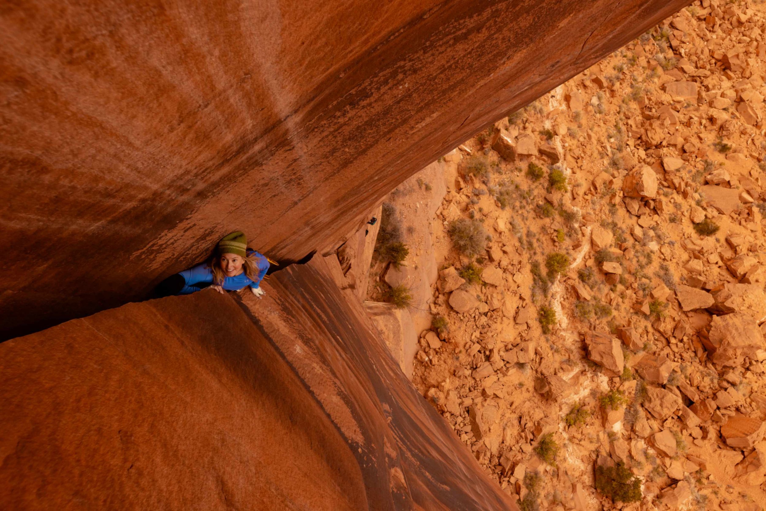 Rock climbing photography